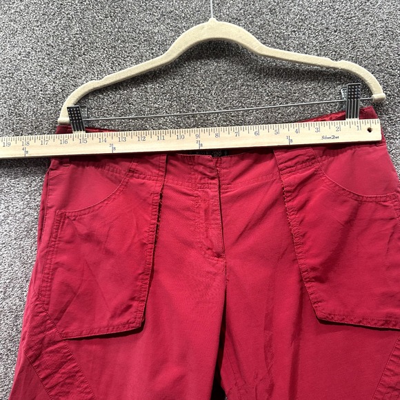 Vintage 90s/Y2k Miss Me Cargo Pants Women Large Red Low Rise - Picture 11 of 16